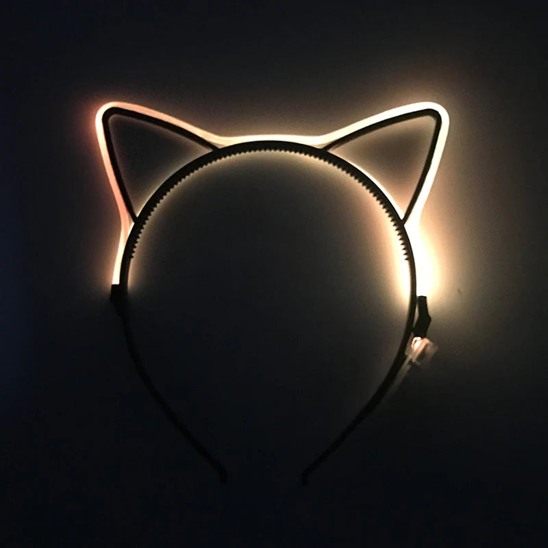 Opaska LED Kocie Uszy