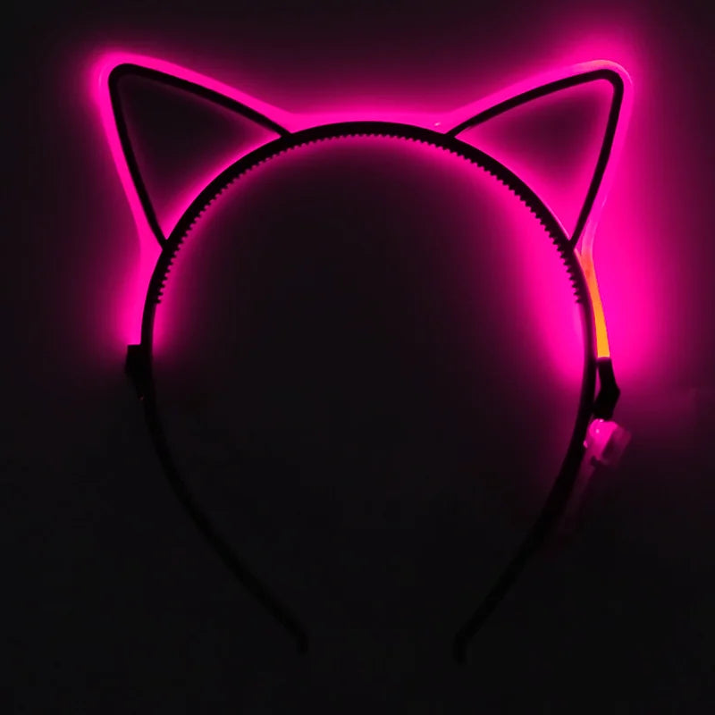 Opaska LED Kocie Uszy